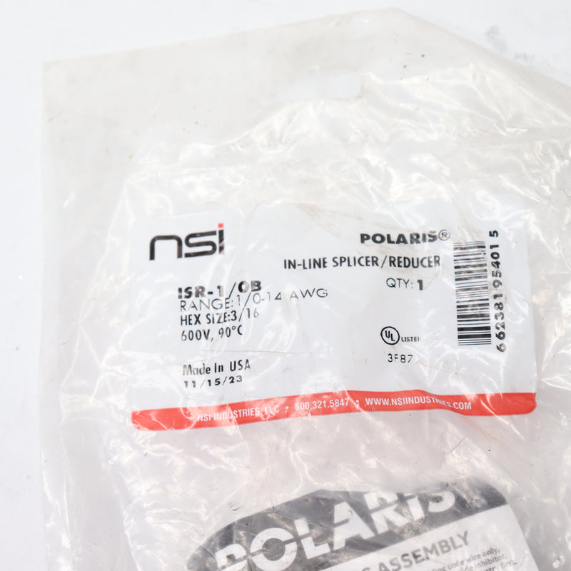 NSI Insulated In Line Splice 1/0-14" ISR-1/0B