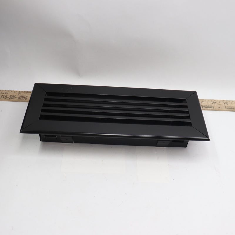 Proselect Linear Floor Grille Black 9-3/4" X 2-3/4" Inner x 11-1/2" X 4-1/2"