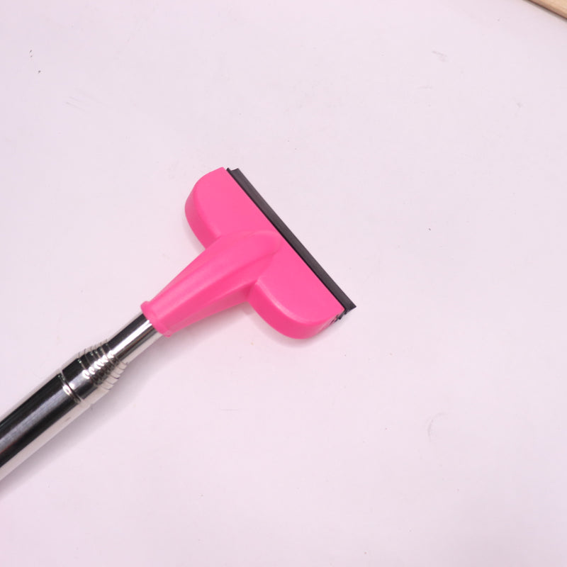 Extendable Car Side Mirror Squeegee Wiper Tool 9-1/2"