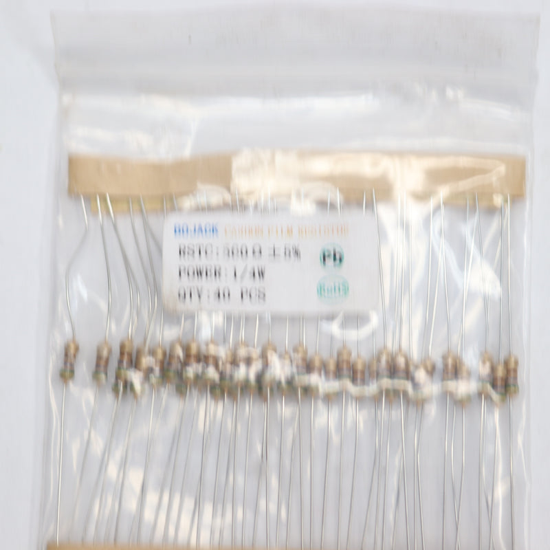 (40-Pk) Bojack Resistors 560 Ohm 1/4W 5%