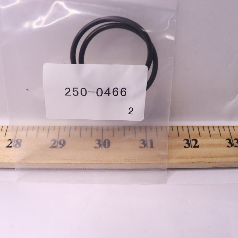 (2-Pk) O-Ring FKM Black 2.62 x 32.99mm 250-0466