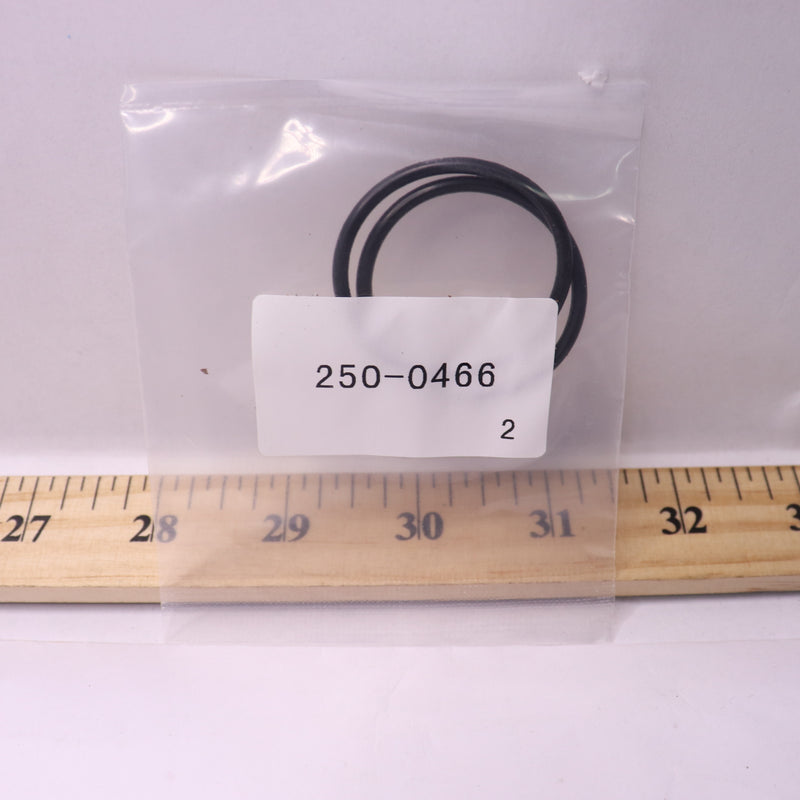(2-Pk) O-Ring FKM Black 2.62 x 32.99mm 250-0466