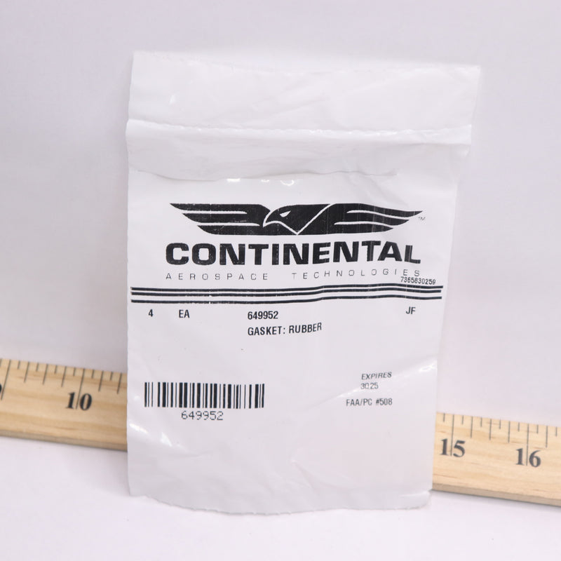 (4-Pk) Continental Push Rod Shroud Flange Gasket 649952