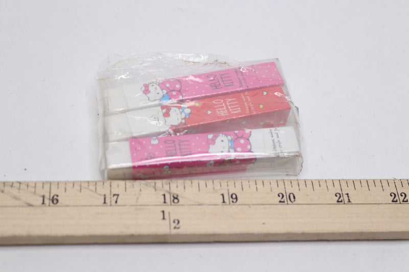 (3-Pk) HelloKittyFriends Sanrio Hello Kitty Stick Erasers Set Goody Bag