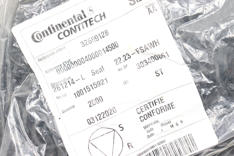 (2000-Pk) Continental Seal 261214-l