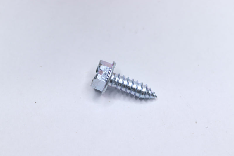 (120-Pk) Wurth License Plate Hex Slotted Screws 1/4" X 3/4" 021038
