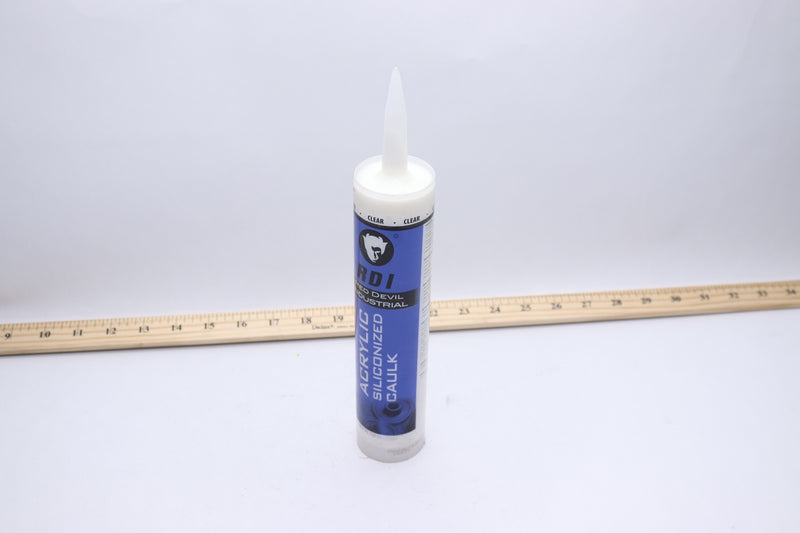 Red Devil Construction Grade Siliconize Sealant Acrylic Clear 10.1 oz