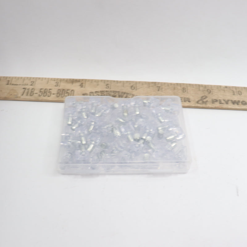 (50-Pk) AccEncyc Cabinet Shelf Pins Clear Crystal Plastic 5mm GEBANTUO-50P
