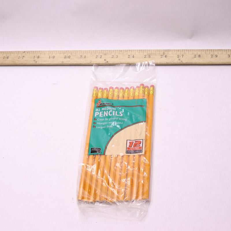 (12-Pk) Skillcraft Woodcase Pencil Yellow