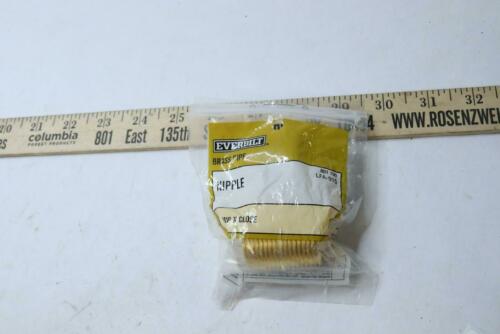 Everbilt Close Nipple Threaded Pipe Lead Free Brass 1" NPT LFA-915