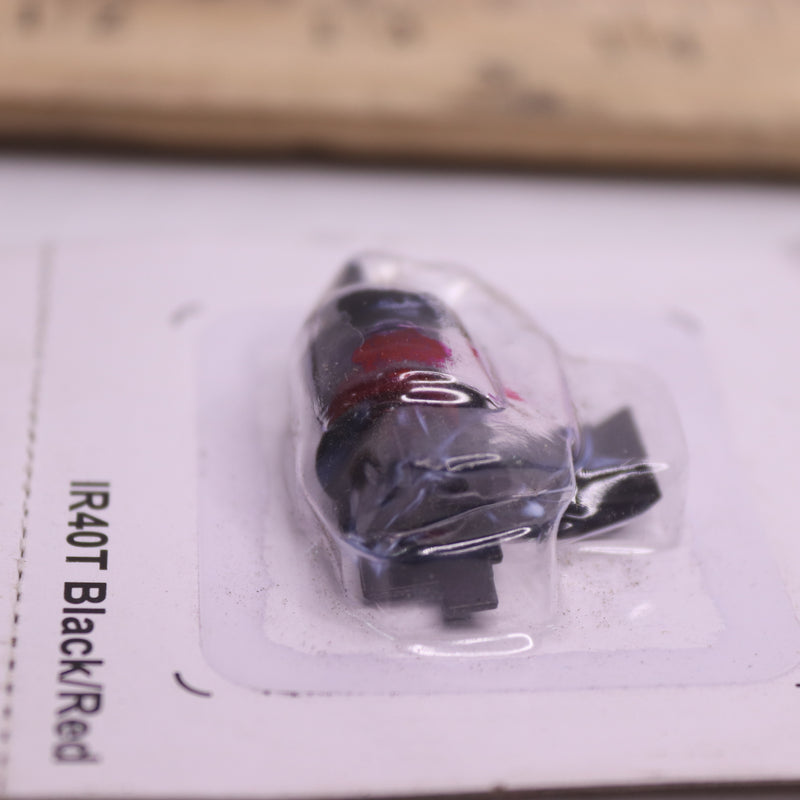 (2-Pk) Roller Ribbon Cartridge Black and Red Ink IR40T