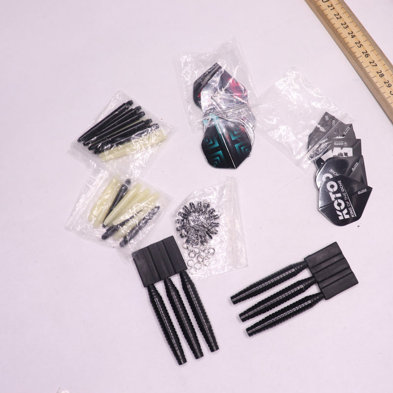 Koto Darts Black Brass + Accessories Steel Tip Darts XKD7001180 - 1 Kit