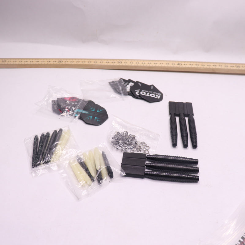 Koto Darts Black Brass + Accessories Steel Tip Darts XKD7001180 - 1 Kit