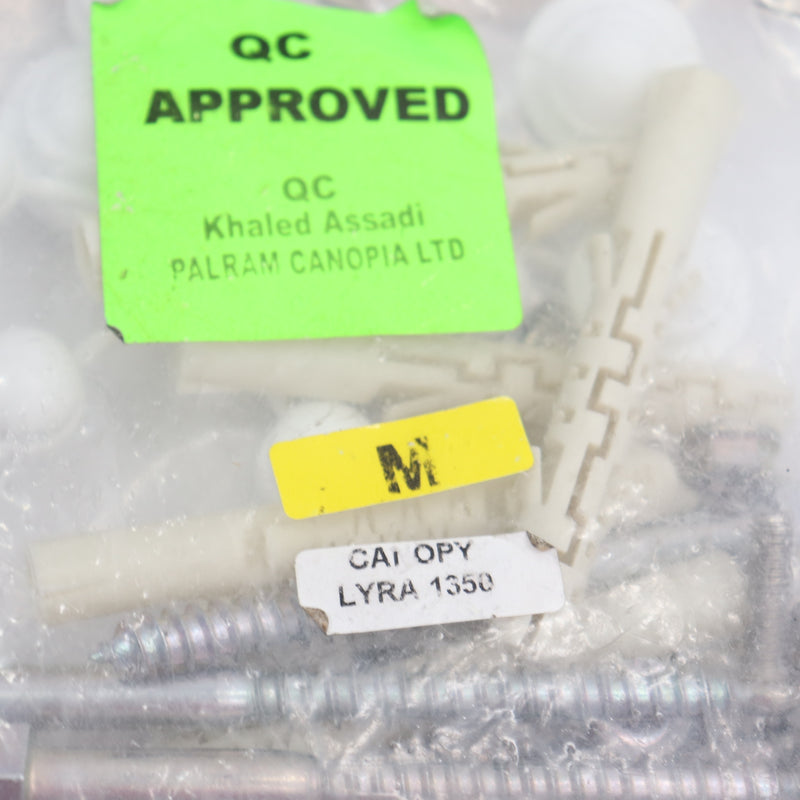 Palram Canopia Lyra Awning 1350 - Hardware Only