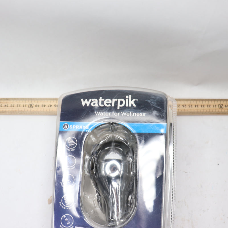 Waterpik Shower Head Chrome 5-Spray 3.75" TAV-553E