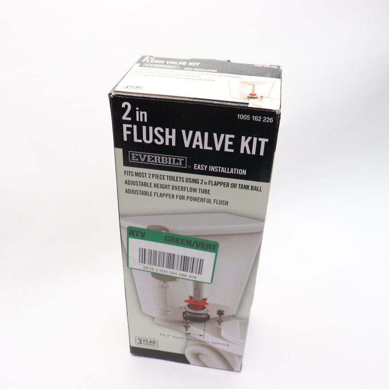 Everbilt Universal Complete Toilet Flush Valve Repair Kit ABS 2" 1005162226