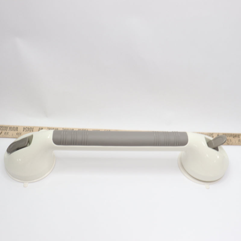 Glacier Bay Suction Assist Bar Ivory with Suction Indicators 16-1/2" x 1-1/4"