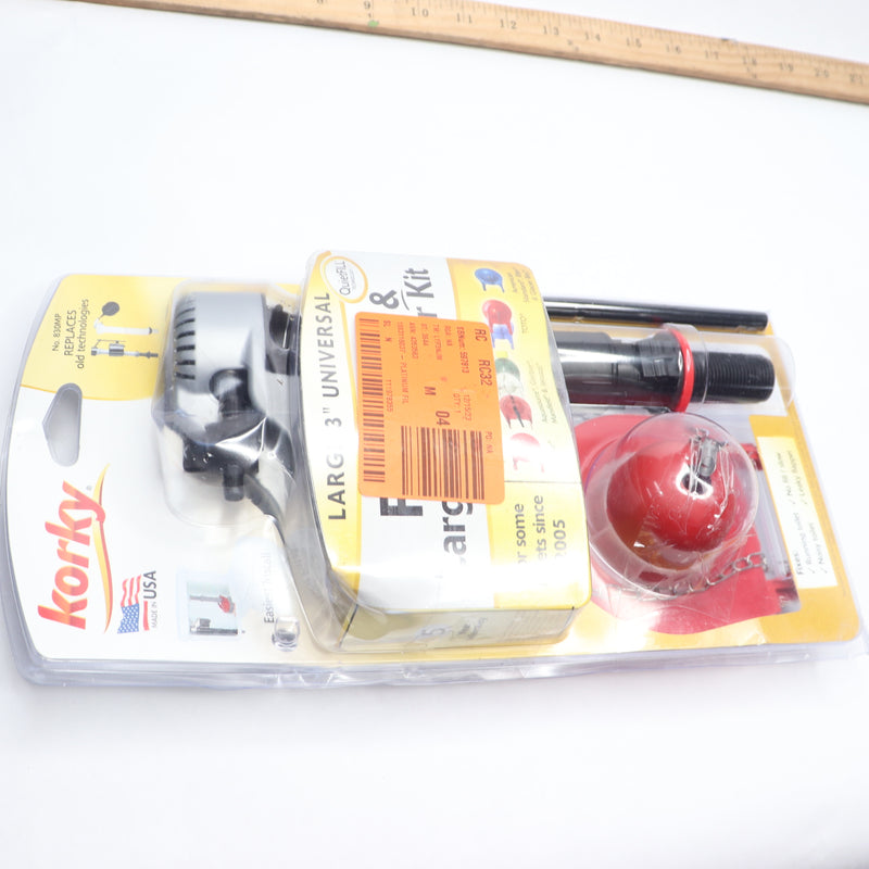 Korky Fill Valve And Flapper Kit 3" 830MP