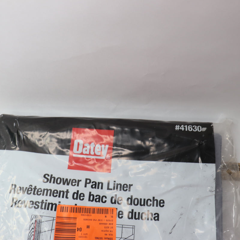 Oatey 5 ft. x 6 ft. Gray PVC Shower Pan Liner