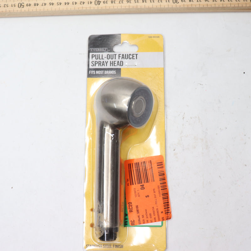 Everbilt Pull Out Sprayer Head Brushed Nickel 1006959626