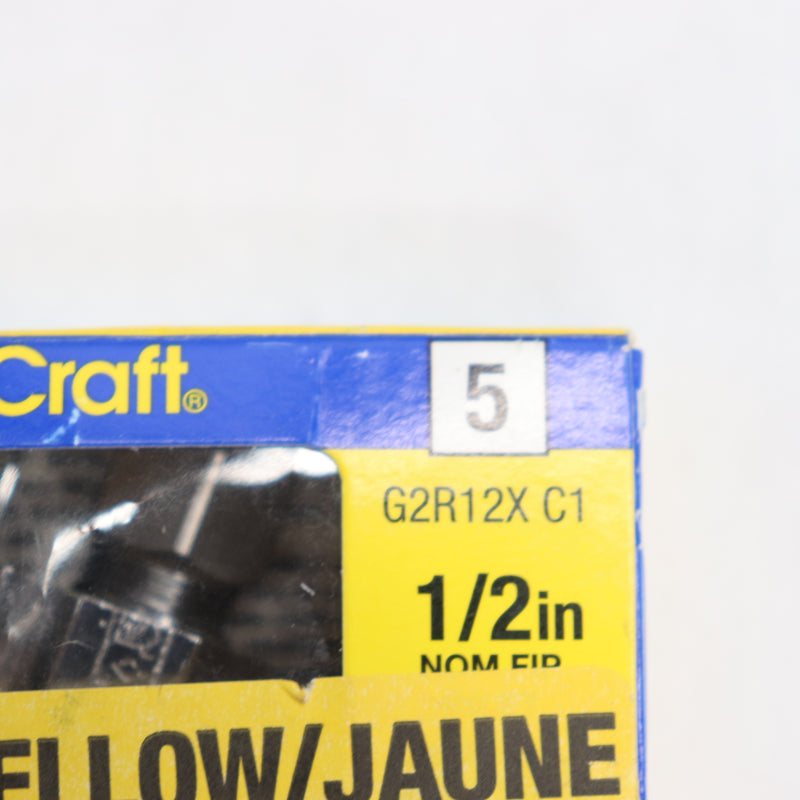 Brasscraft Shut-Off Valve Brass 1/2" G2R12X C1