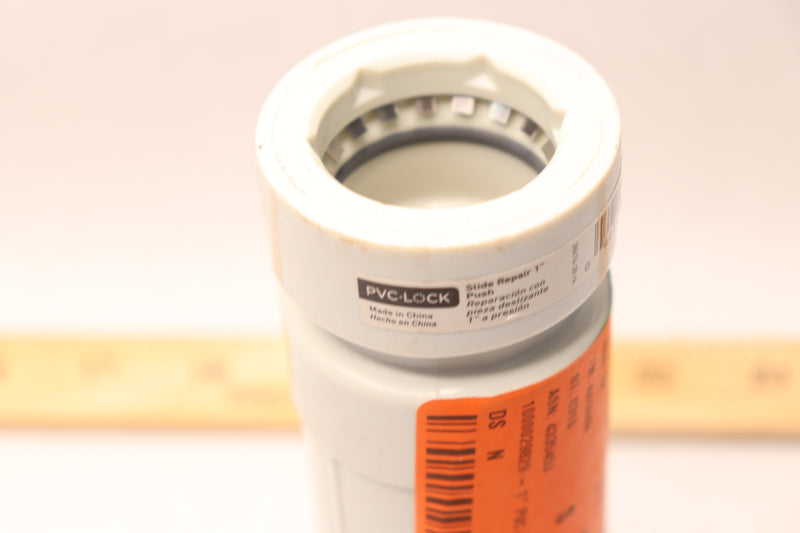 PVC-Lock Slide Repair Fitting White 1" 38674 - Incomplete - Missing PVC Ending