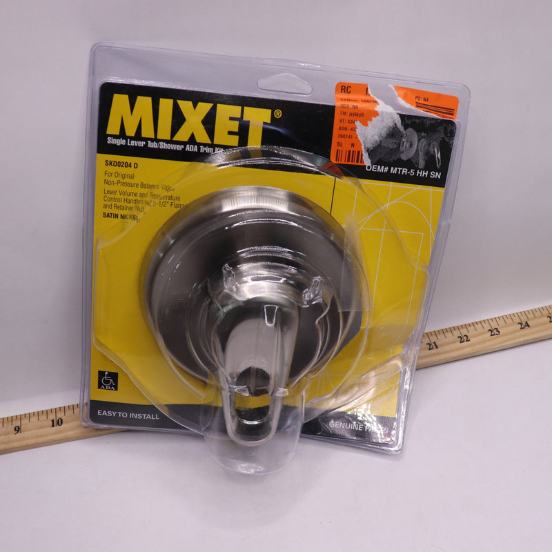 Single Lever Tub/Shower Faucets Mitex Trim Kit Rebuild Satin Nickel MTR-5 HH SN