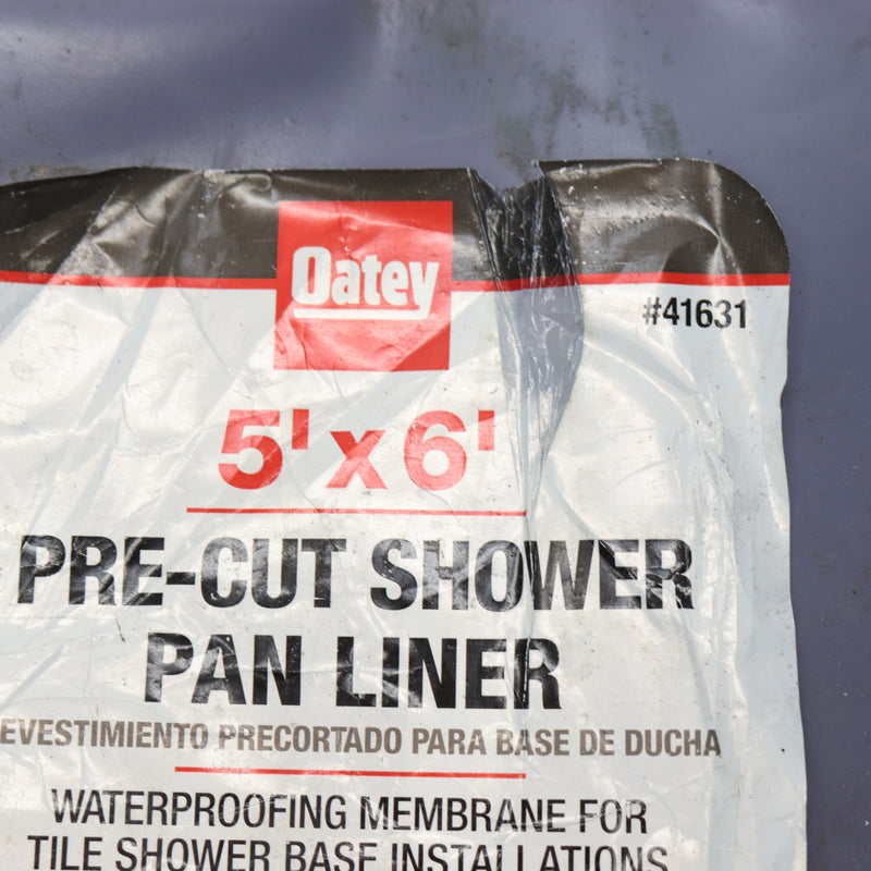 Oatey Shower Pan Liner Roll PVC Gray 5' x 6' 41631