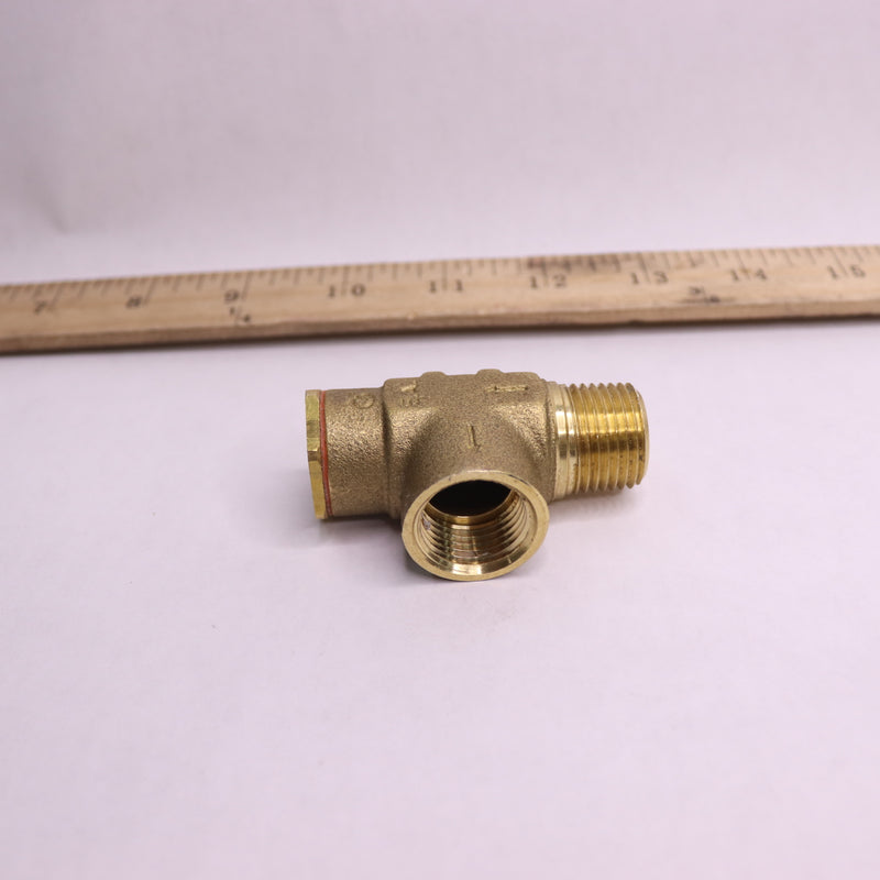 Everbilt Relief Valve Brass 75psi 1/2" 1001 096 860