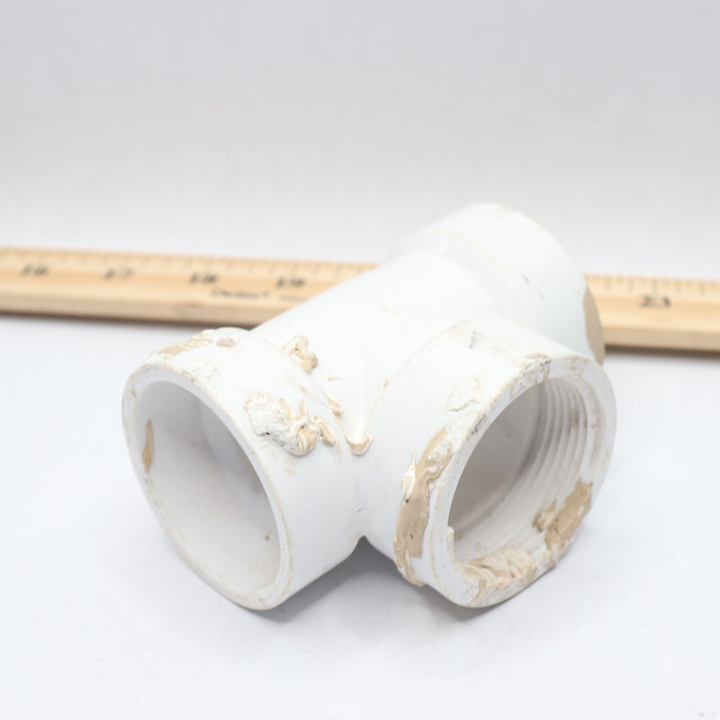 Nibco Tee Pipe Fitting PVC 1-1/2" 4811-14V