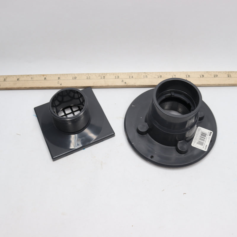 Oatey Square Strainer Stainless Steel Metallic 6" 42311