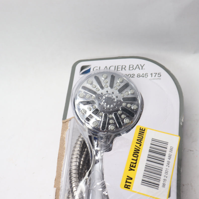 Glacier Bay 3-Spray Hand Shower Chrome 1.8GPM 60" Hose 8483000HC