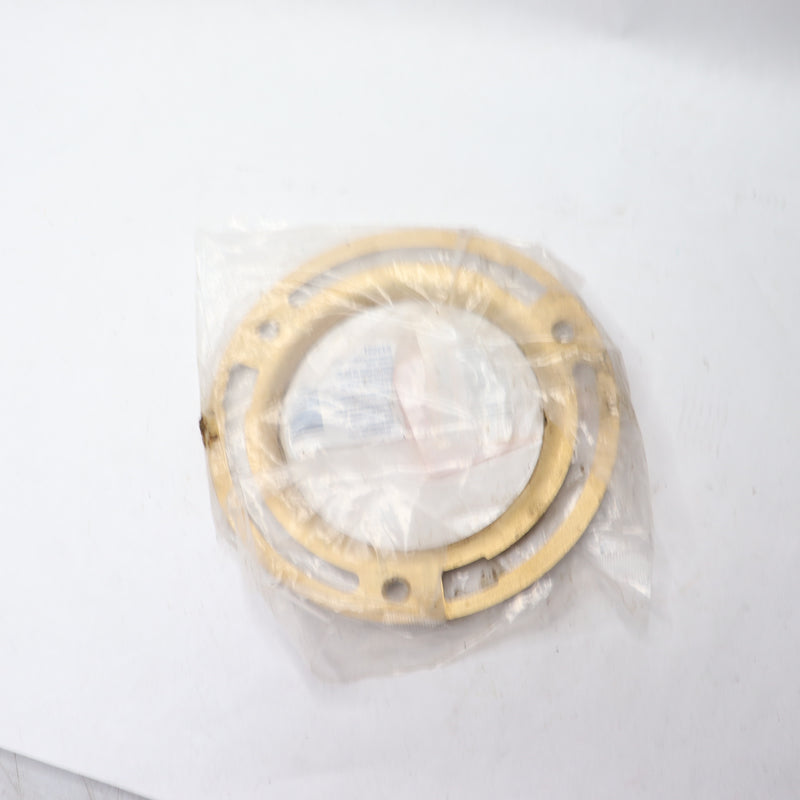 Oatey Replacement Toilet Flange Ring Brass 4" 435514