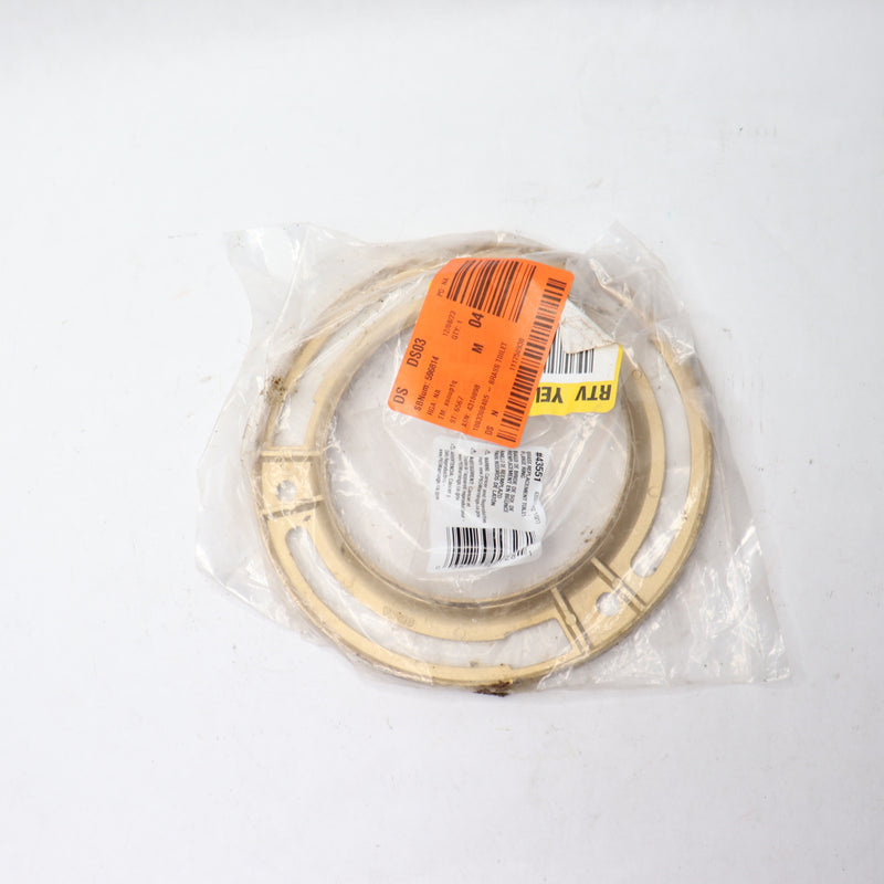 Oatey Replacement Toilet Flange Ring Brass 4" 435514