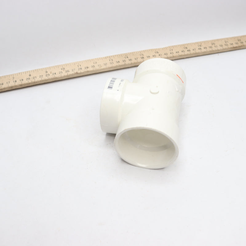 Charlotte Pipe Flush Cleanout Tee DWV PVC 2