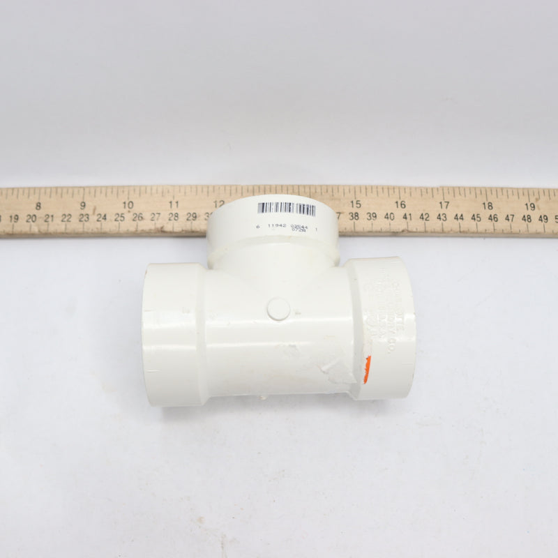 Charlotte Pipe Flush Cleanout Tee DWV PVC 2