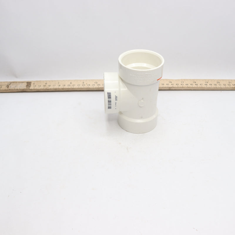 Charlotte Pipe Flush Cleanout Tee DWV PVC 2