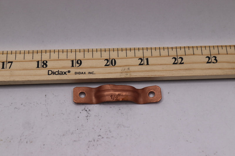 Oatey 2-Hole Pipe Hanger Strap Copper 1/2" 33538