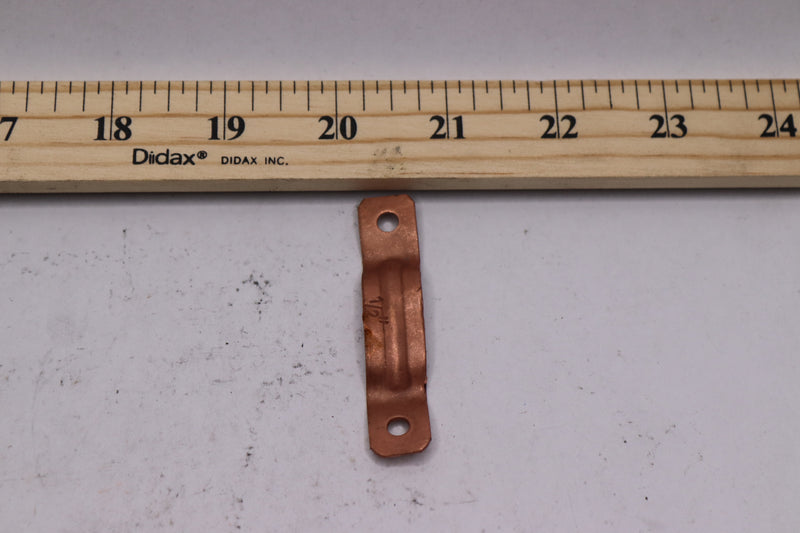Oatey 2-Hole Pipe Hanger Strap Copper 1/2" 33538