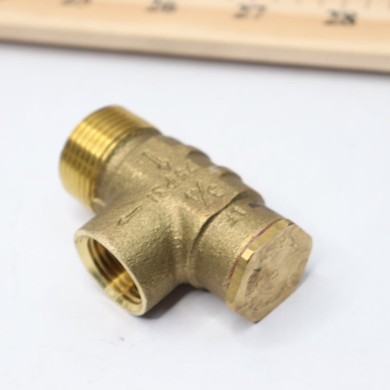 Everbilt Relief Valve Brass 3/4" x 1/2" EBRV75NL