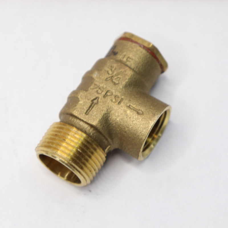 Everbilt Relief Valve Brass 3/4" x 1/2" EBRV75NL