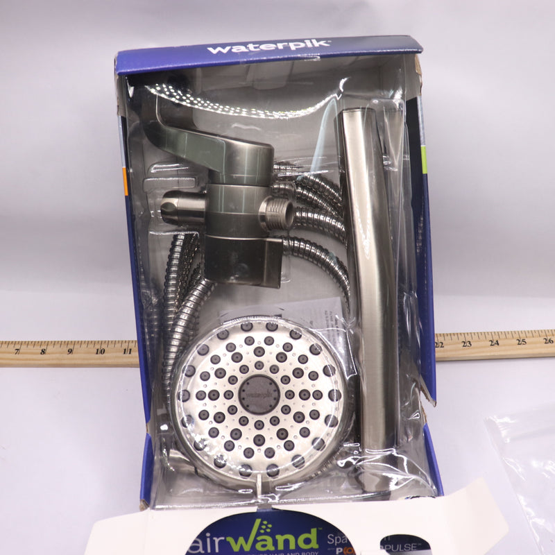 Waterpik Dual Shower Head & Handheld Shower Head 1.8GPM 12-Spray 5" Dia