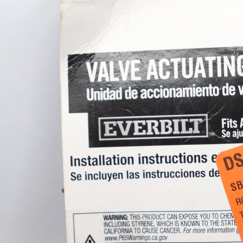 Everbilt Flush Valve Actuator Black 1000 056 030