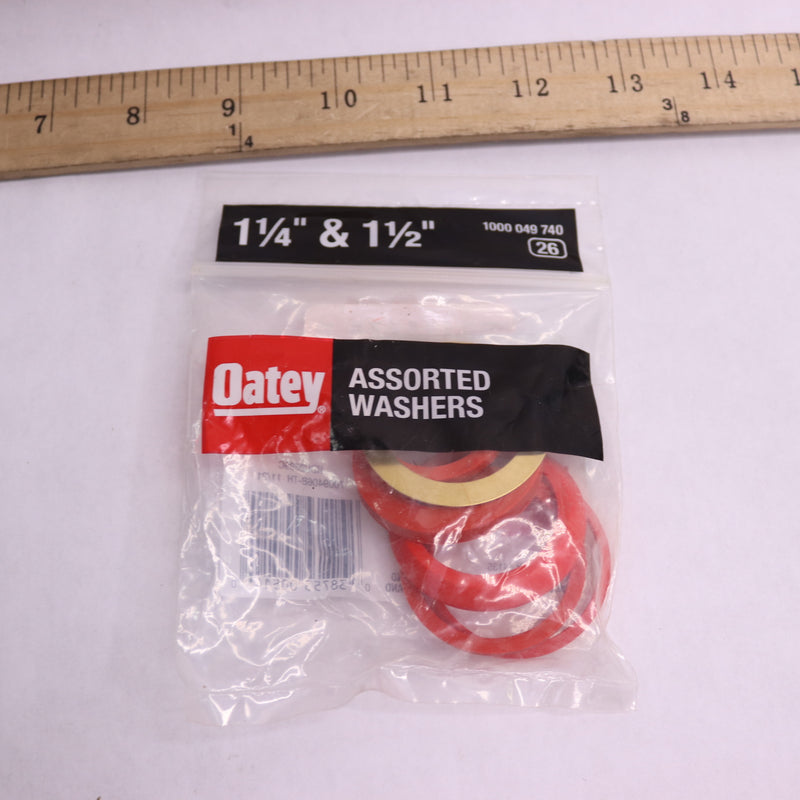 Oatey Sink Drain Pipe Assorted Slip-Joint and Reducing Washers 1-1/4" - 1-1/2"