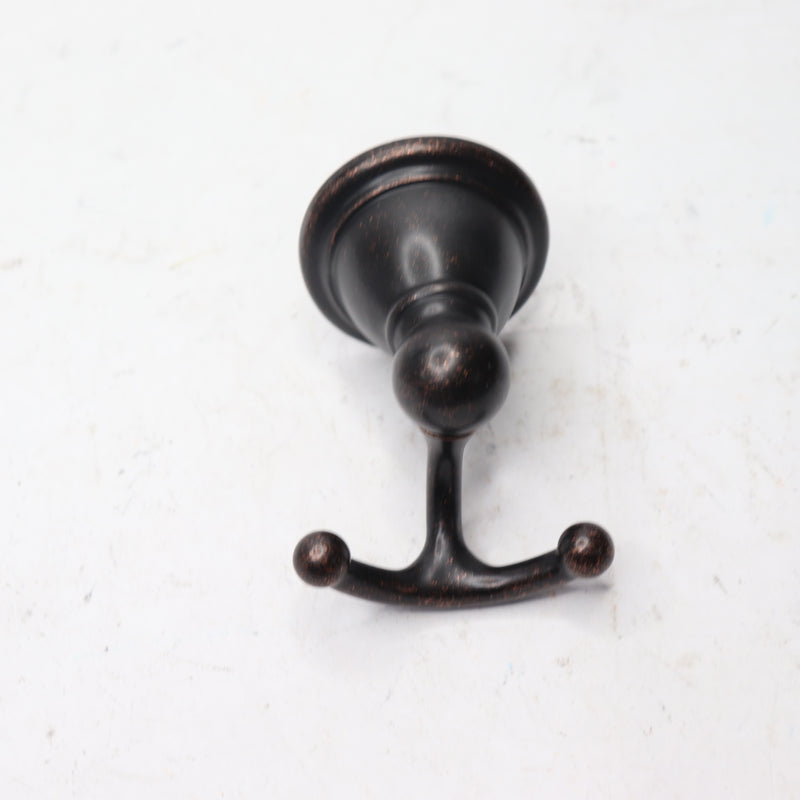 Moen Double Robe Hook Metal Oil-Rubbed Bronze Brown YB2203ORB