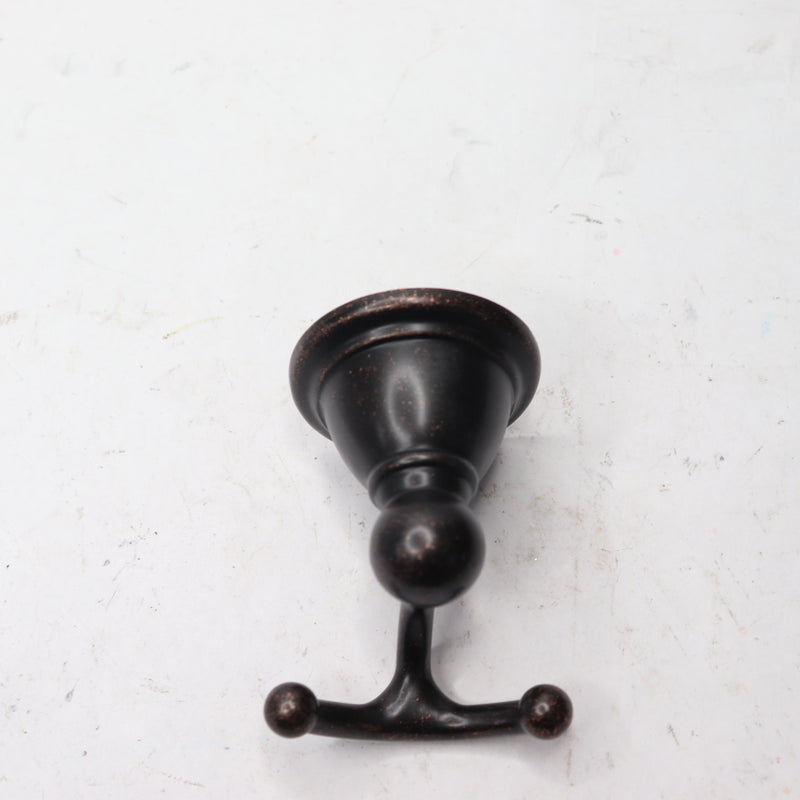 Moen Double Robe Hook Metal Oil-Rubbed Bronze Brown YB2203ORB