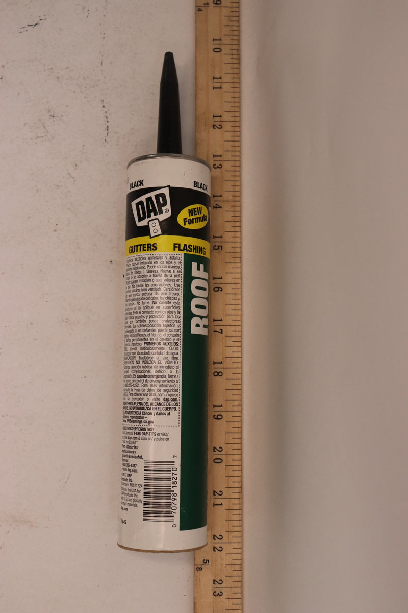 DAP Waterproof Roof Sealant Black 10.1 oz. 74645