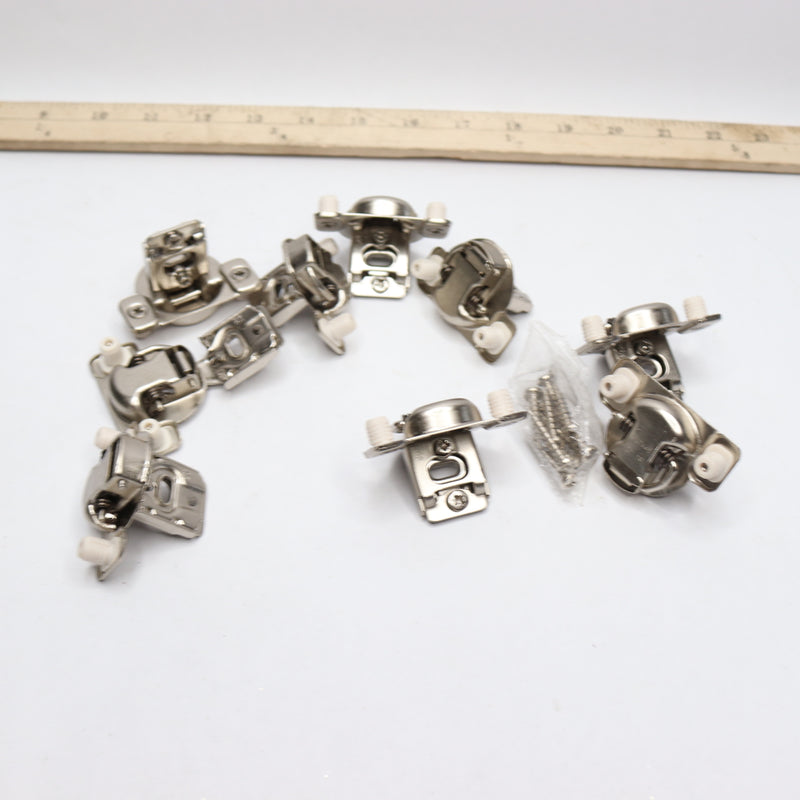 (9-Pk) Everbilt 105-Degree Overlay Cabinet Hinge 1-1/4" 1002 772 979