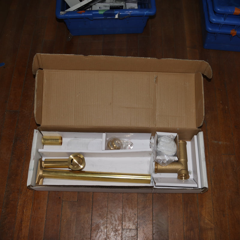 American Standard Deep Soak Max Drain Brass Gold 1599205.020