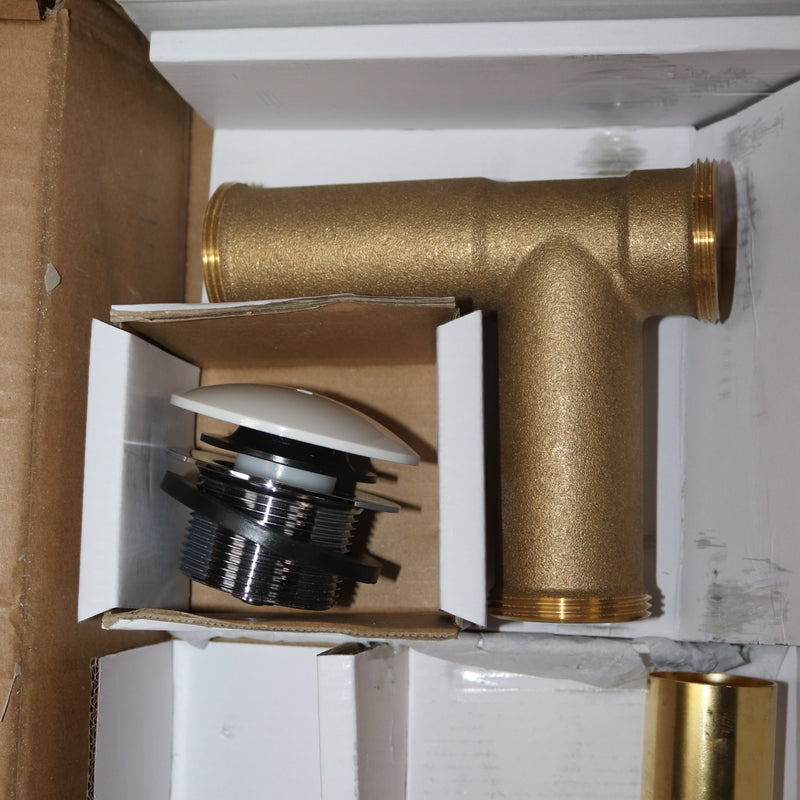 American Standard Deep Soak Max Drain Brass Gold 1599205.020